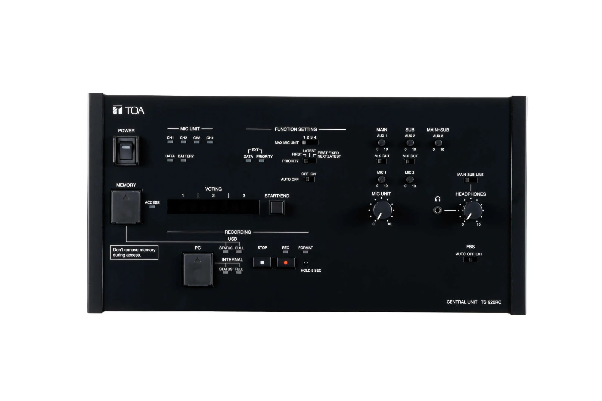 TOA TS-920RC รูป 2