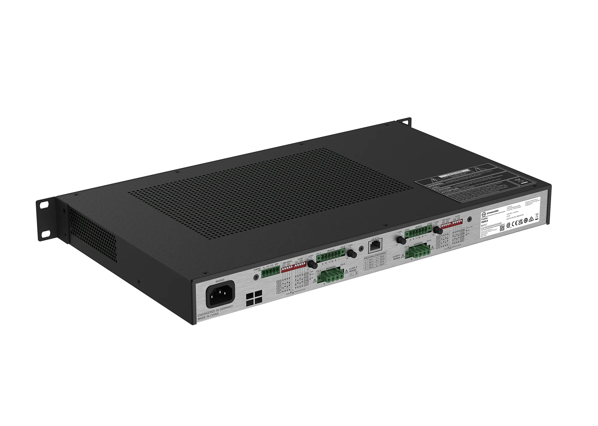 DYNACORD V600:4 4 Ch. Power Amplifier Total 600W. 4Ω รูป 6