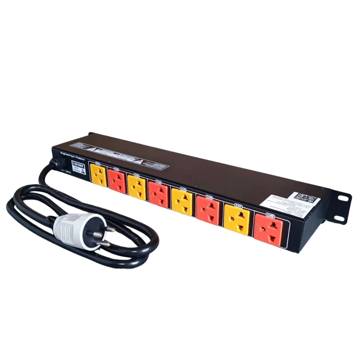 Comson AC-99 PRO รางปลั๊กไฟ 9 ช่อง 19 นิ้ว จอ LED วัดโวลต์/แอมป์ + USB 2 ช่อง รูป 3