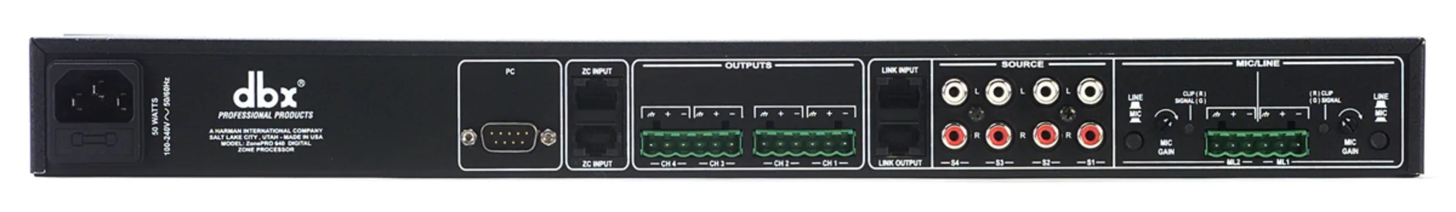 DBX 641 6x4 Digital Zone Processor digital signal processor รูป 2