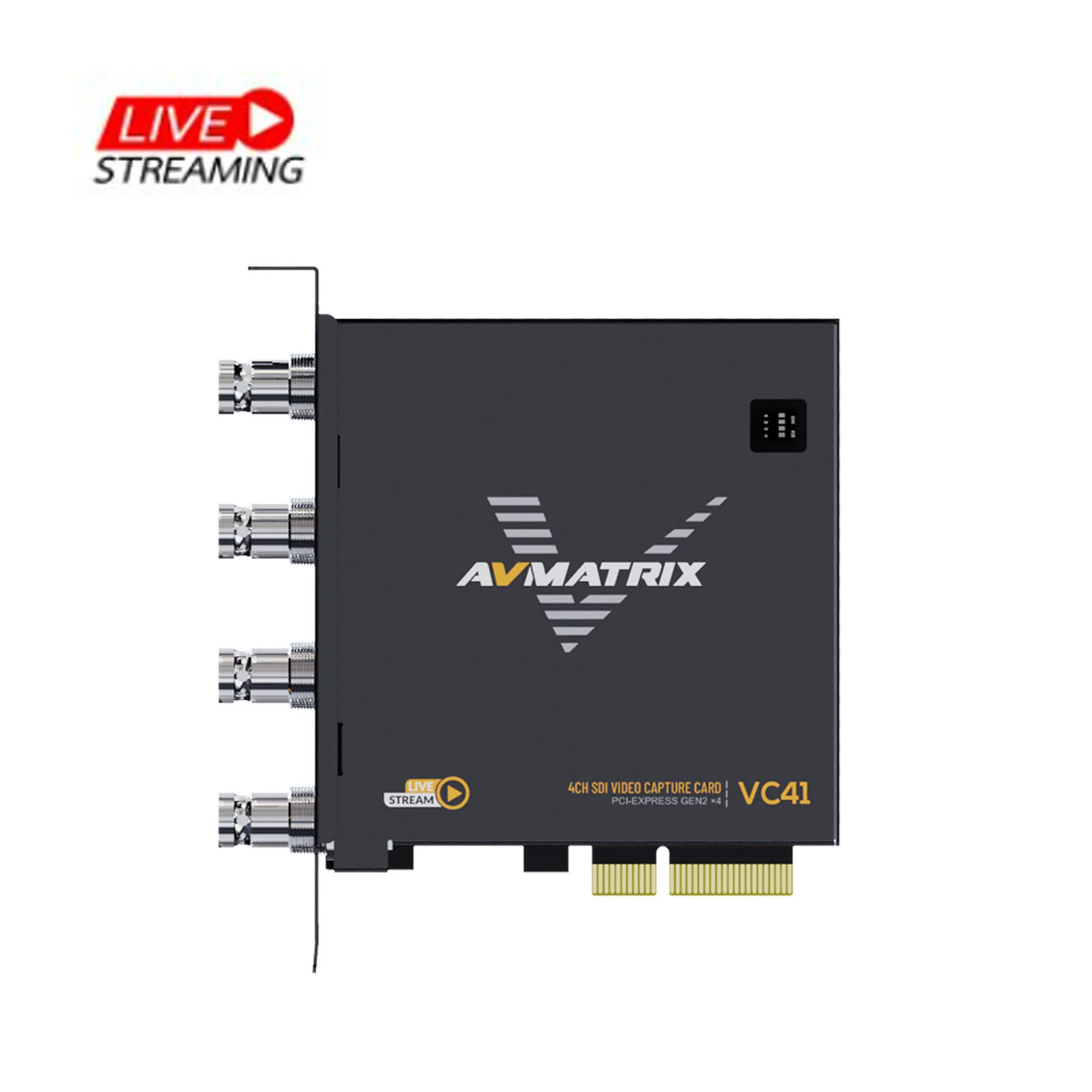 AVMATRIX VC41, 4-CH 3G-SDI PCIE Capture Card, การ์ดแคปเจอร์