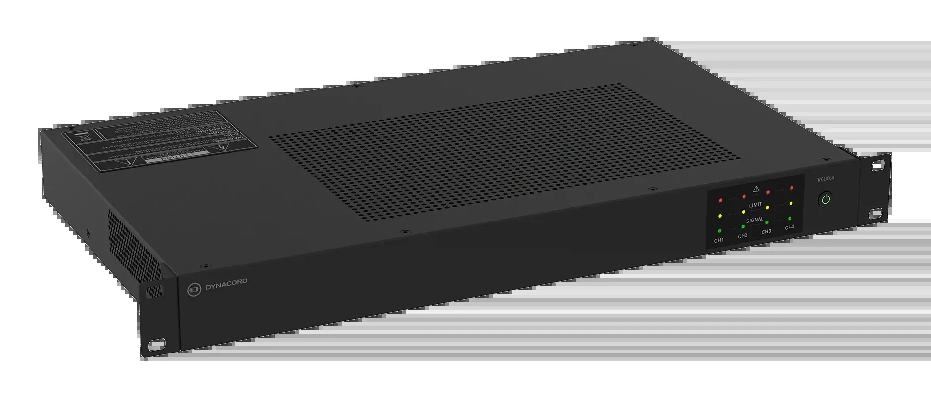 DYNACORD V600:4 4 Ch. Power Amplifier Total 600W. 4Ω