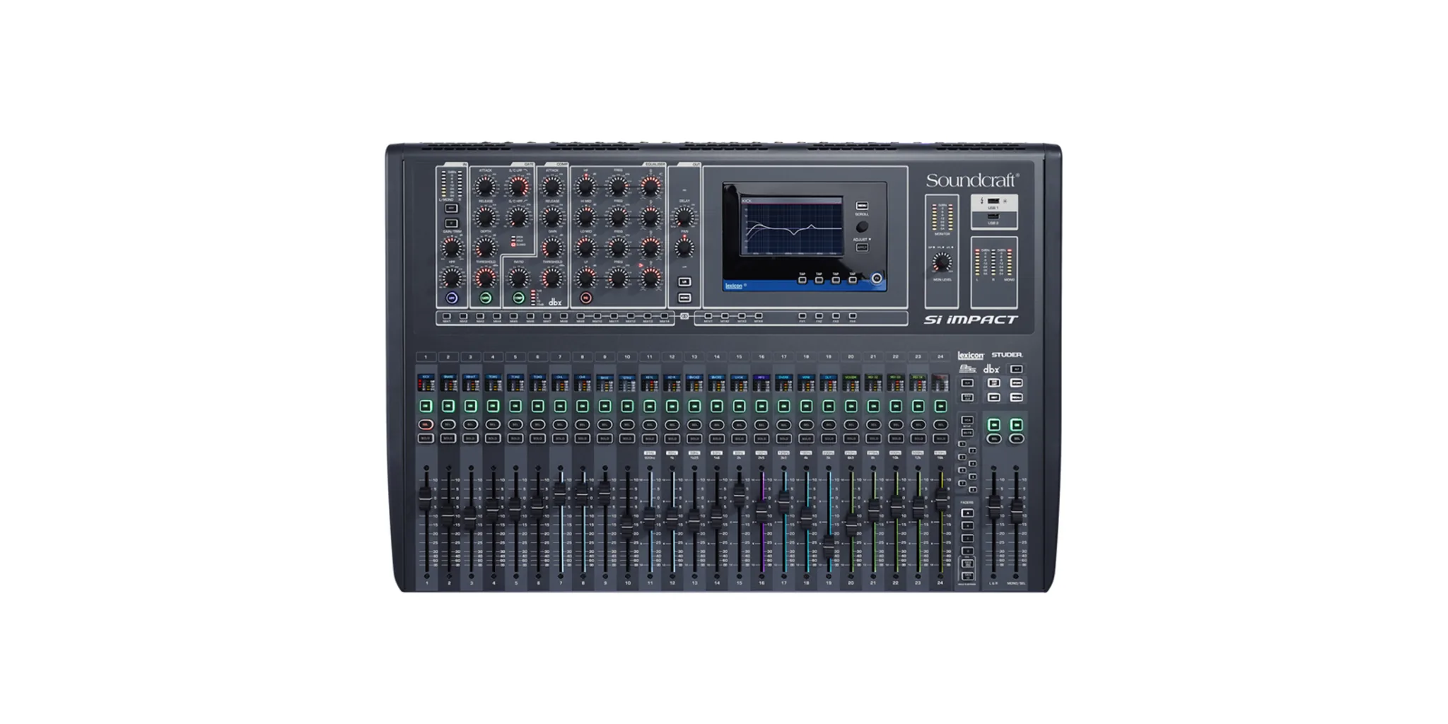 Soundcraft Si Impact ดิจิตอลมิกเซอร์ 40-input มิกเซอร์ รูป 2