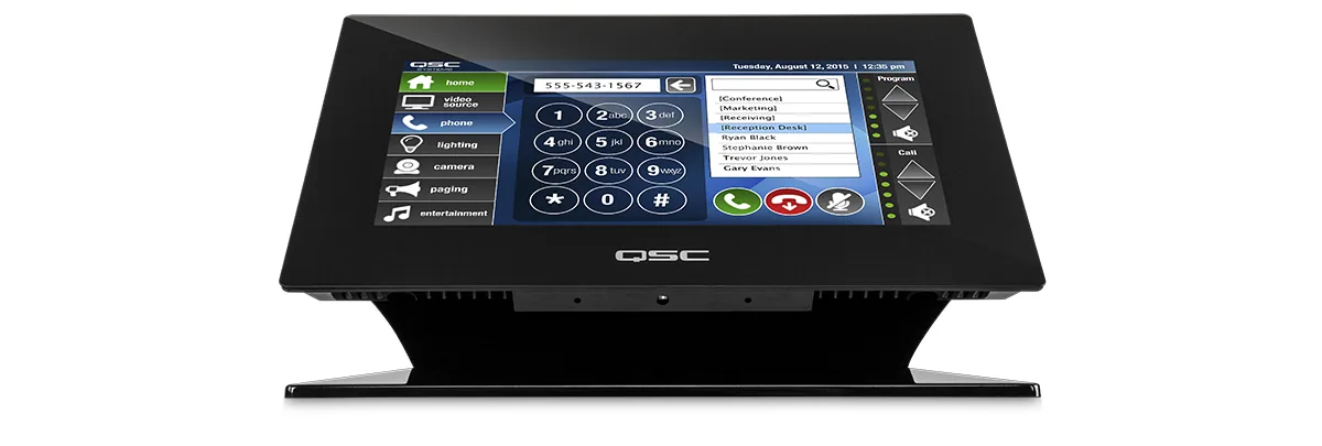 QSC TSC-7t Tabletop Touch Screen Controller digital signal processor