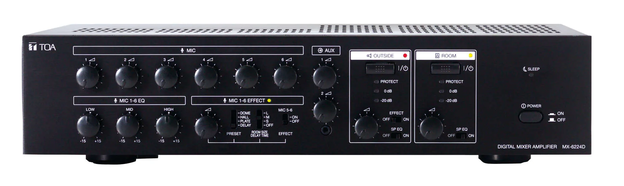 TOA MX-6224D Digital Mixer Amplifier มิกเซอร์