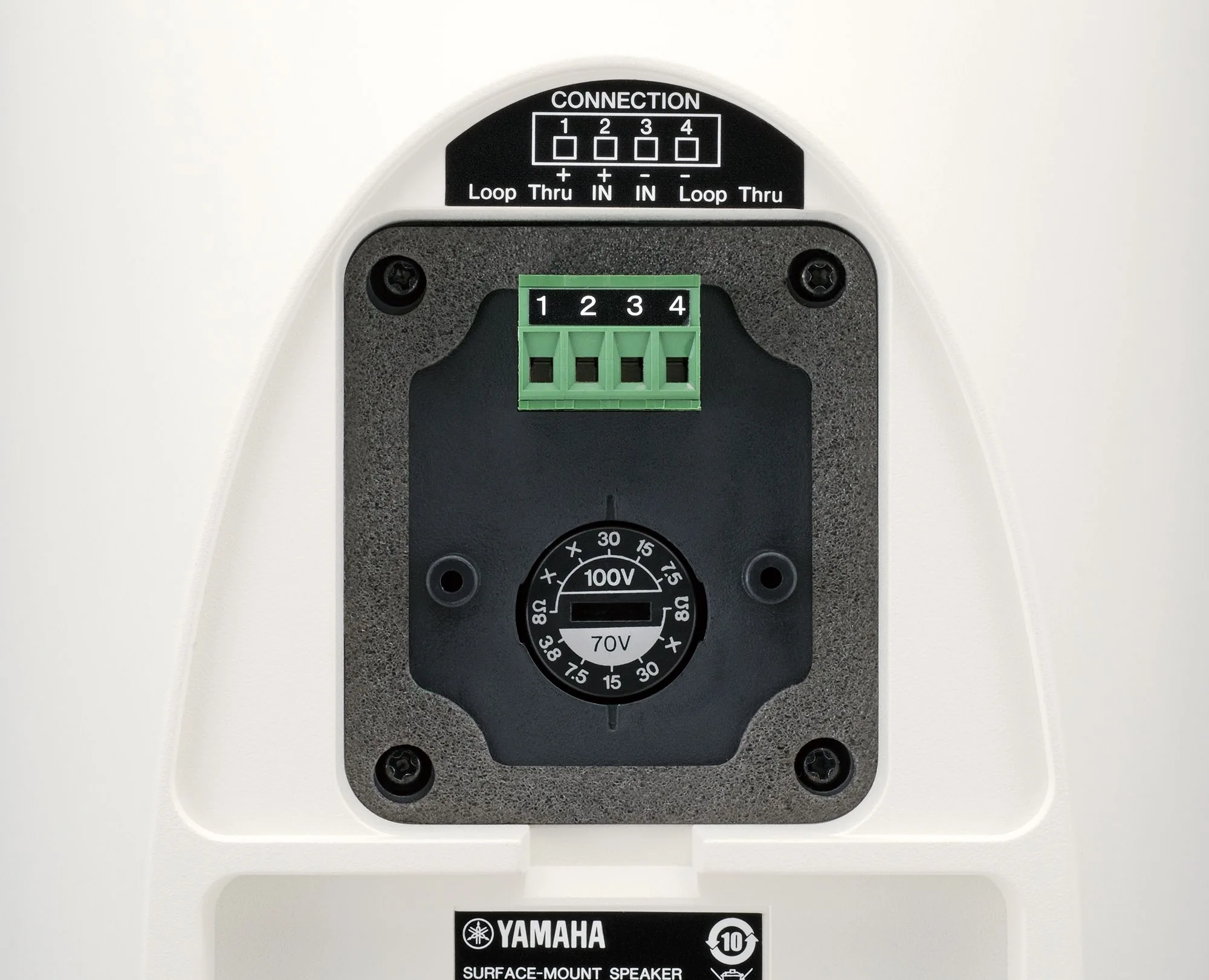YAMAHA VXS5 Surface Mount Speaker 5.25″ cone woofer with a 0.75″ soft dome tweeter ลำโพง รูป 2