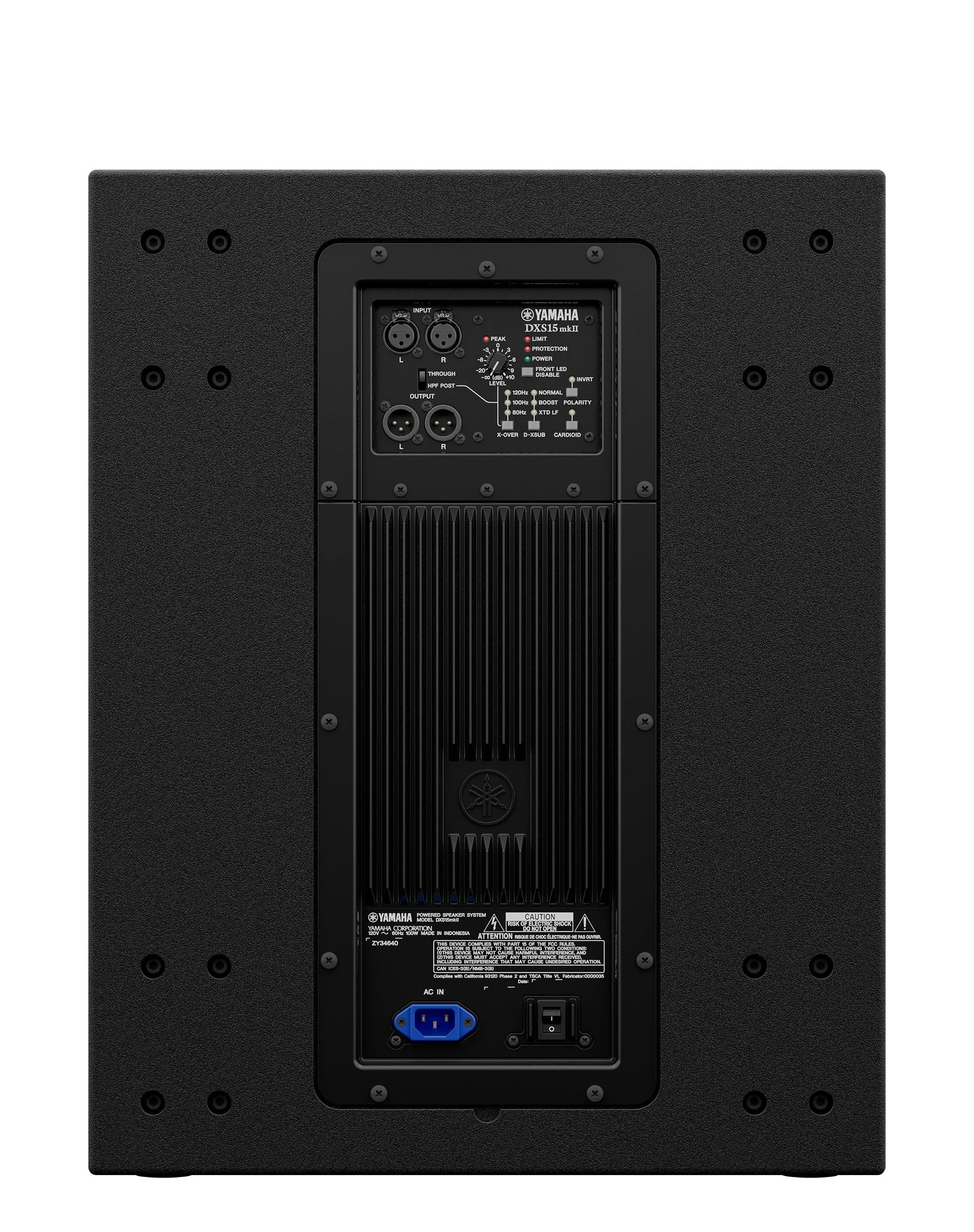 YAMAHA DXS15 MK II 15″ powered subwoofer with 1020W class-D power amplifier ลำโพง รูป 4