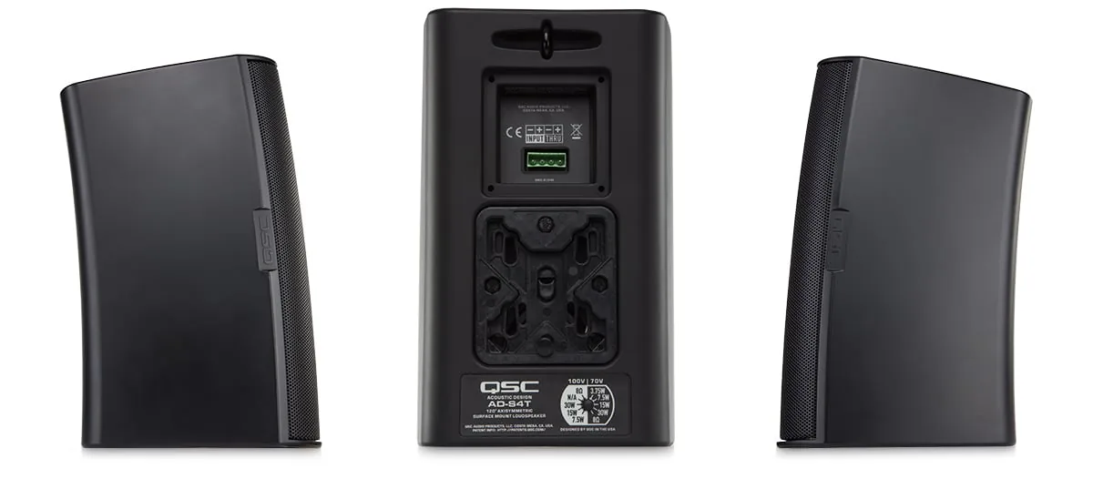 QSC AD-S4T-BK/WH ลำโพงติดผนัง ขนาด 4.5 นิ้ว 2 ทาง 50 วัตต์ ลำโพง รูป 2