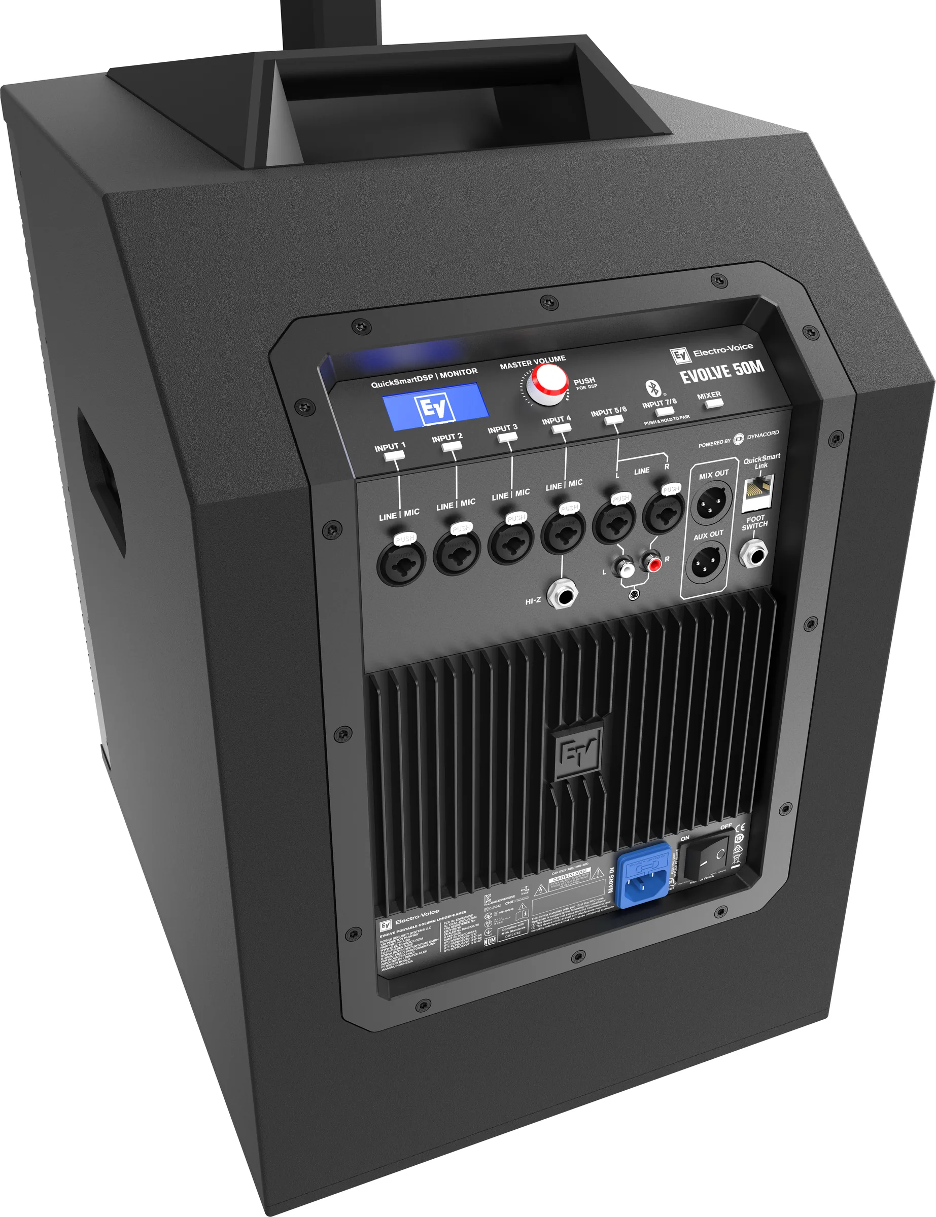 ELECTRO-VOICE EVOLVE50M Portable Powered column speaker system 1000W. Sub 12" 8 CH. Mixer รูป 5