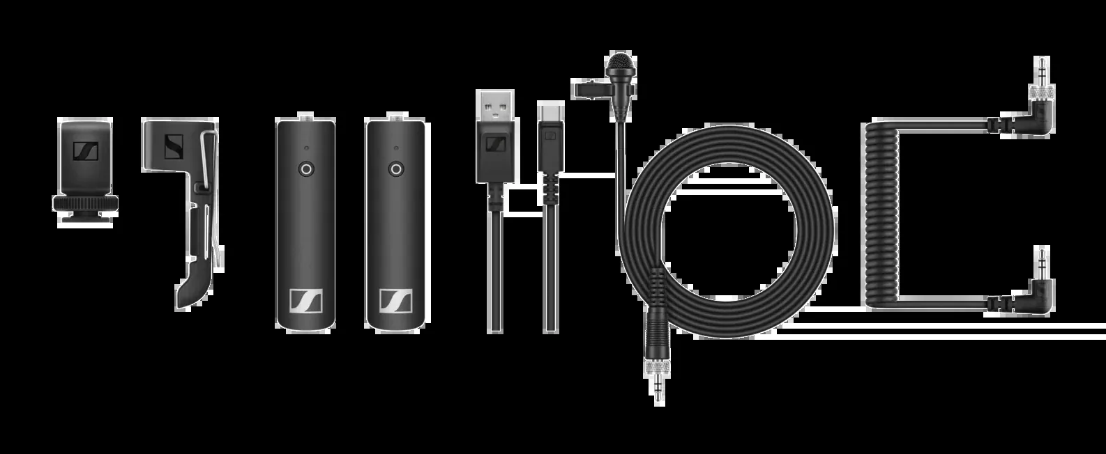 SENNHEISER XSW-D PORTABLE LAVALIER SET, ME2-II Lav Mic