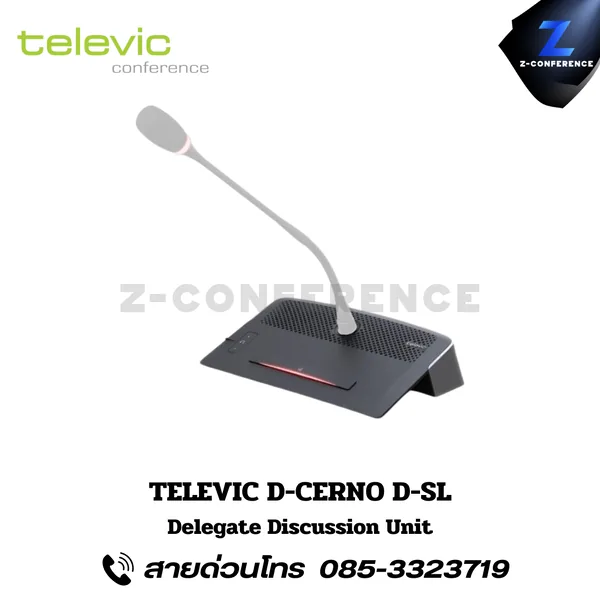 TELEVIC D-CERNO D-SL Delegate Discussion Unit. ไมค์ประชุม