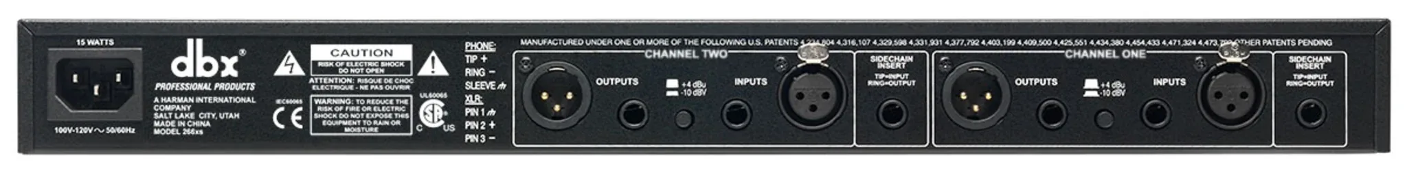 DBX 266xsv Compressor digital signal processor รูป 2