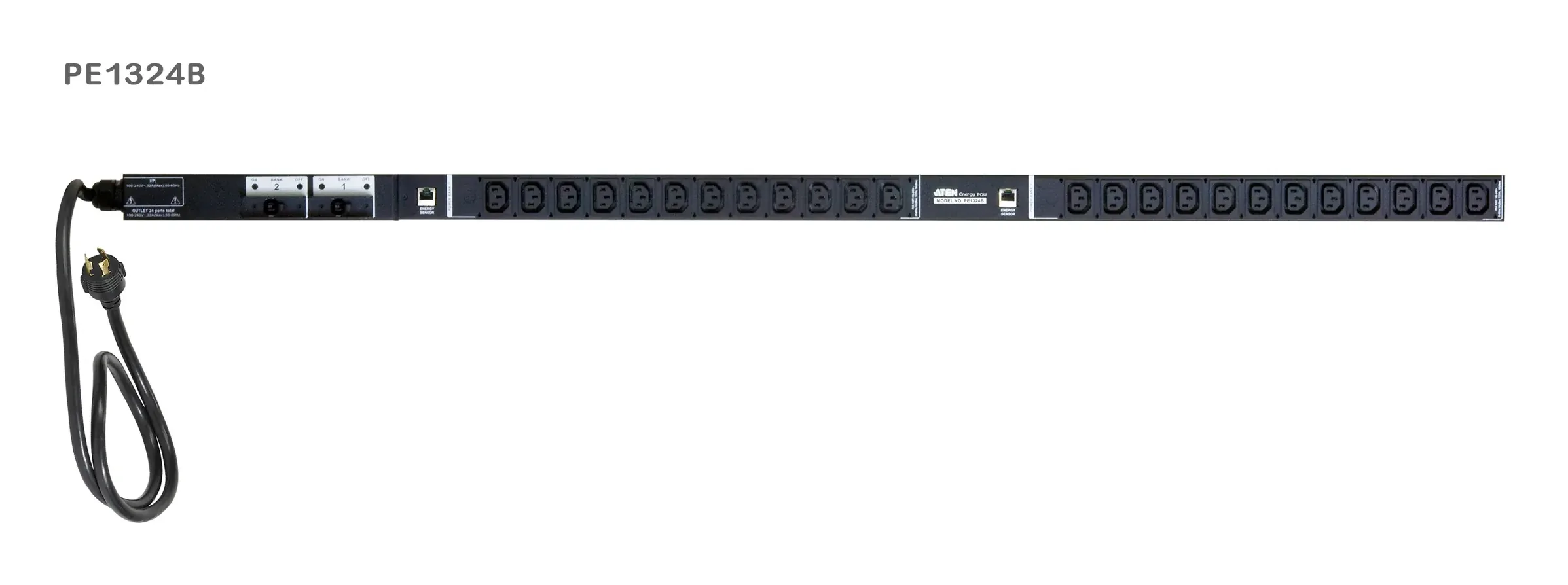 ATEN PE1324G Energy PDU 24 AC outlet Power Distribution Unit ระบบ ปิด-เปิด ไฟฟ้าอัจฉริยะ