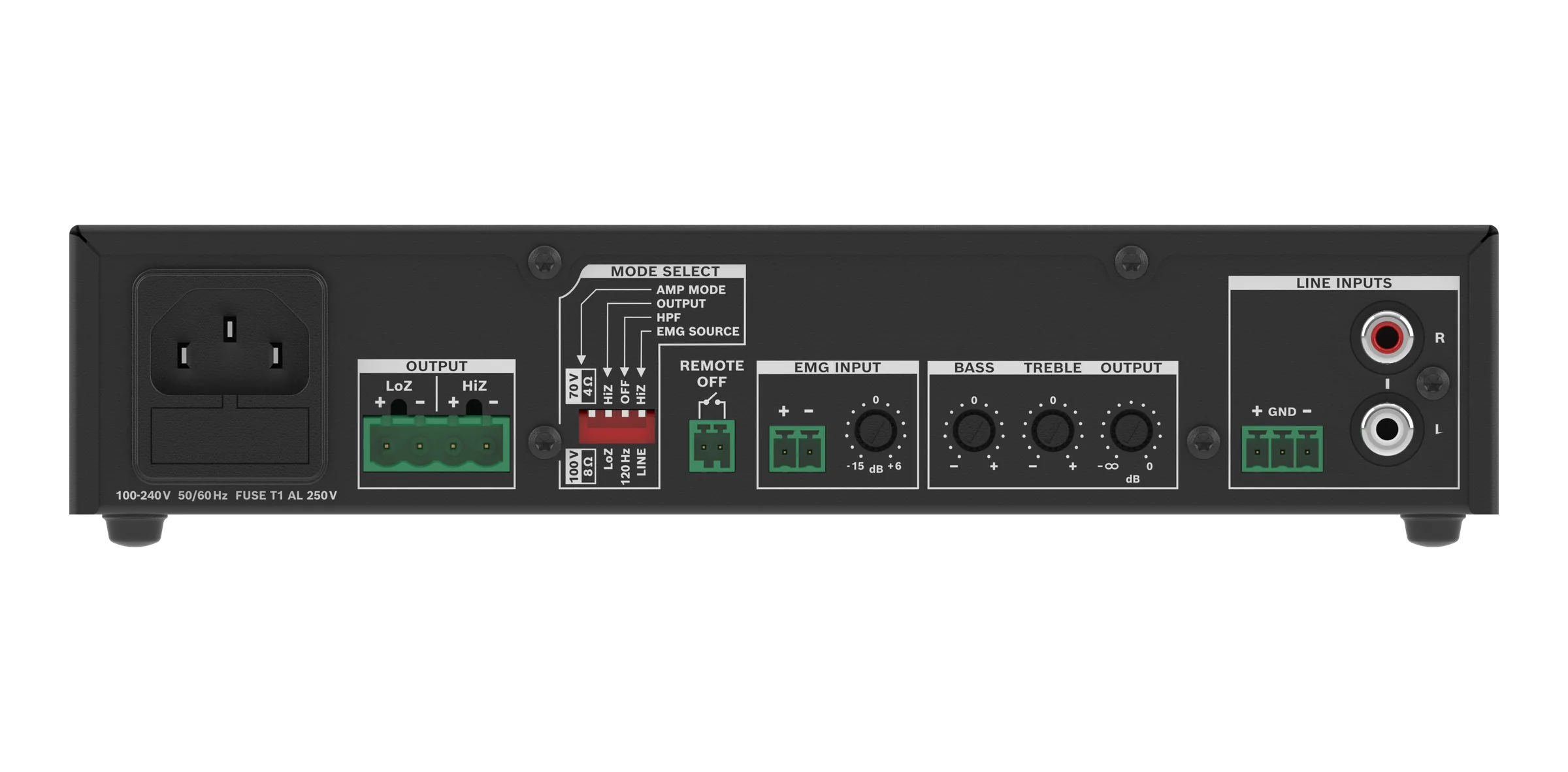 DYNACORD U120:1 Power Amplifier 120W 4Ω รูป 7