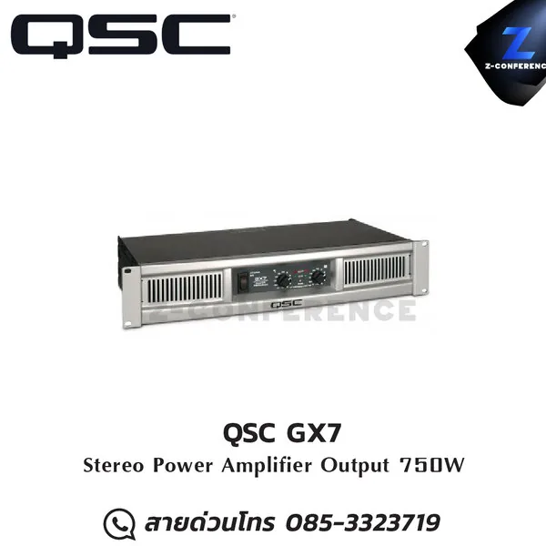 QSC GX7 Stereo Power Amplifier 750W