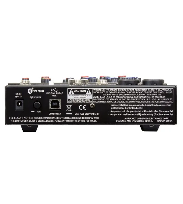 Peavey PV6BT มิกเซอร์ Mixing Console with Bluetooth มิกเซอร์ รูป 2