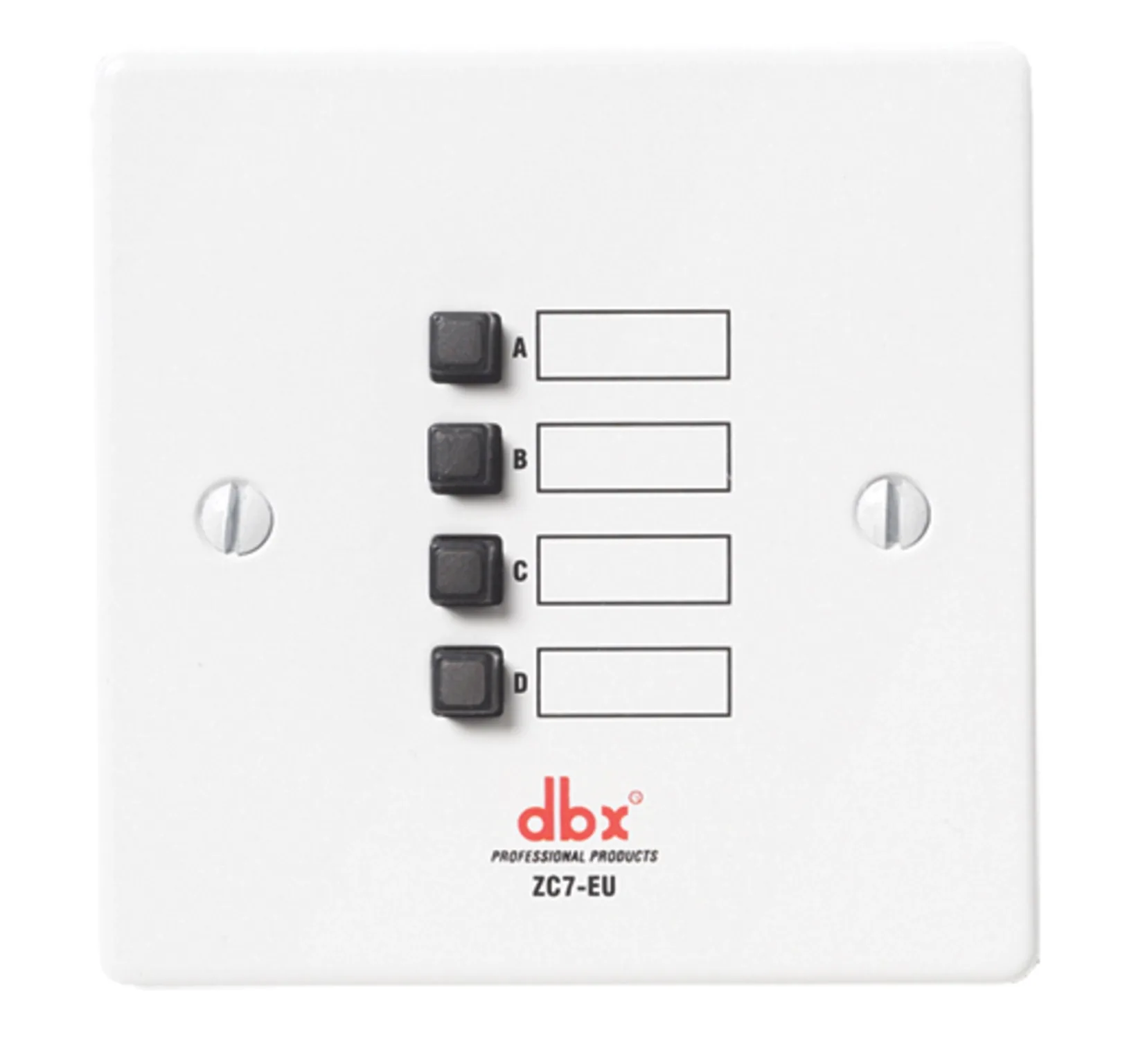 DBX ZC7 Wall-Mounted Zone Controller digital signal processor