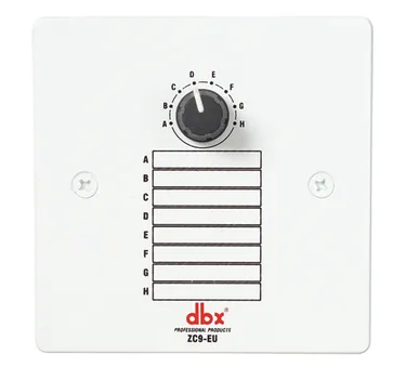 DBX ZC9 Wall-Mounted Zone Controller digital signal processor รูป 2