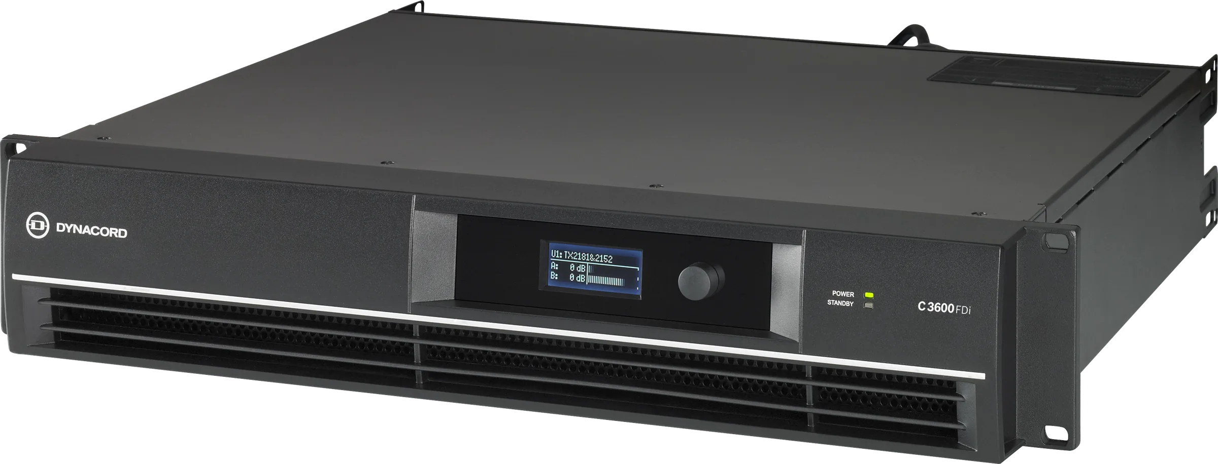 DYNACORD C3600FDi DSP Power Amplifier 2 x 1,700W 4 Ohms / 2 x 1,250W 100V