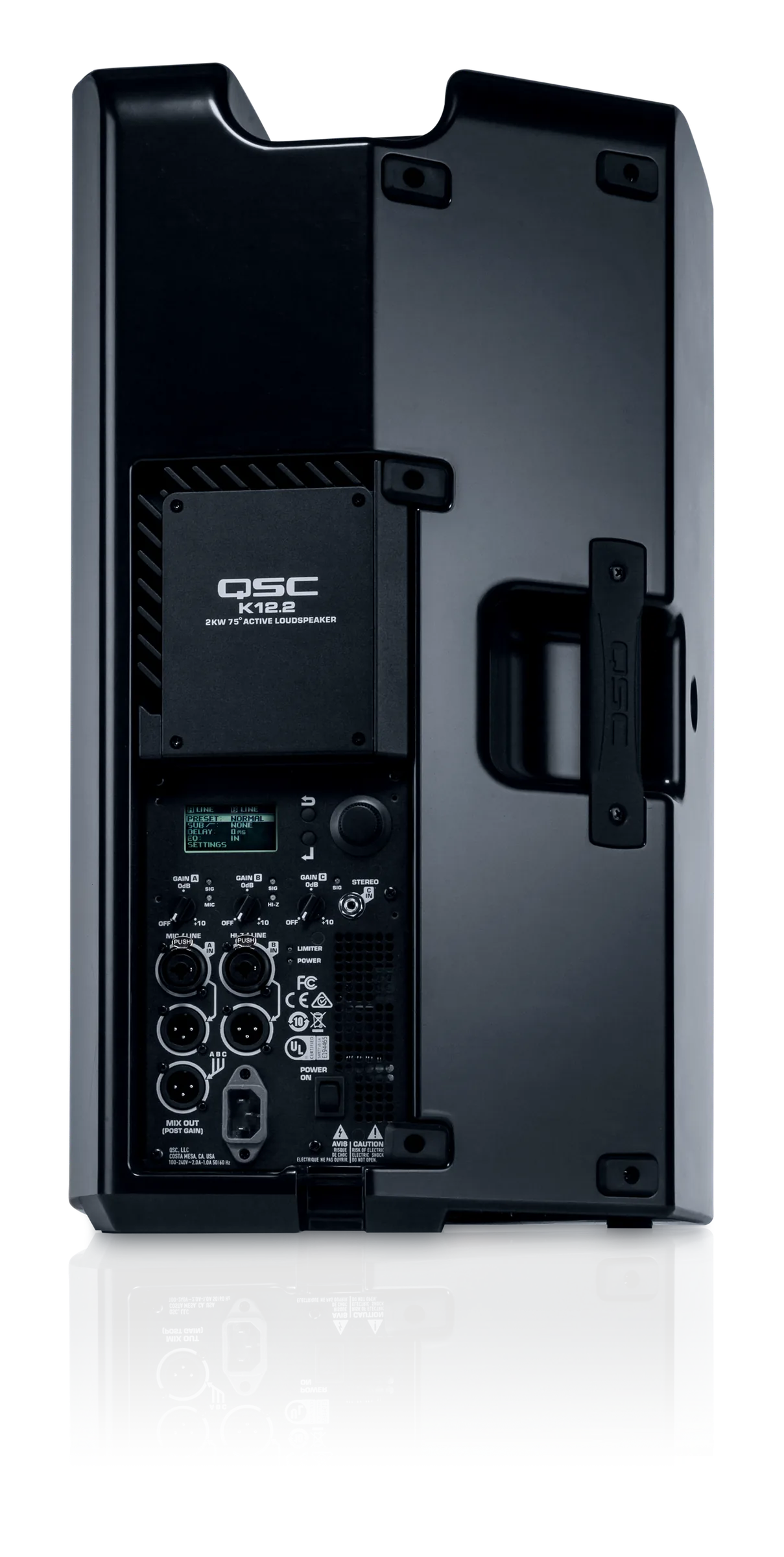 QSC K12.2 Powered 12-inch 2-way Loudspeaker Powered 12-inch 2-way Loudspeaker