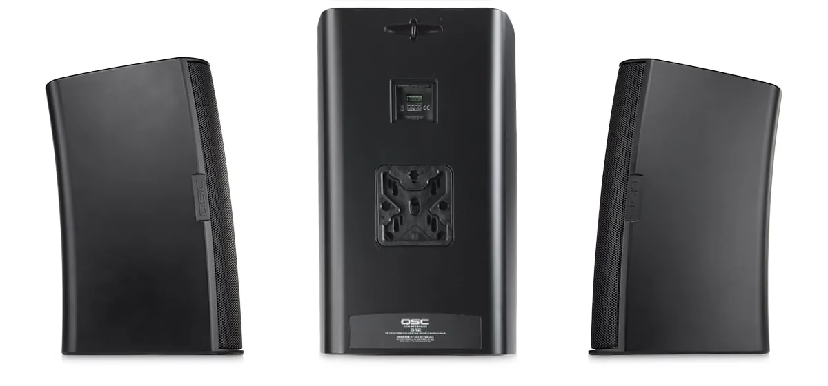 QSC AD-S12-BK/WH ตู้ลำโพงติดผนัง 2 ทาง 12 นิ้ว 300 วัตต์ ลำโพง รูป 2