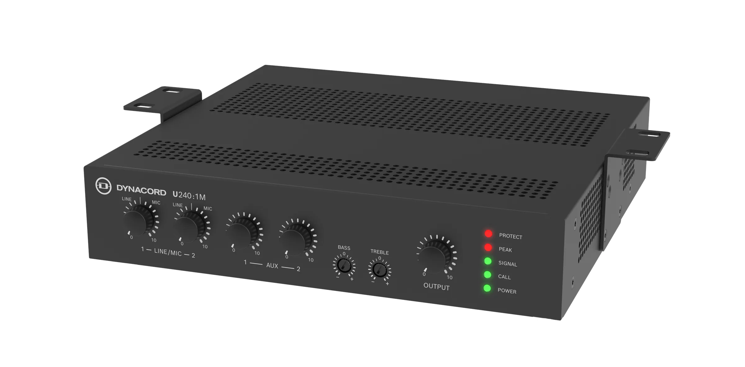 DINACORD U240:1M 4 Input Mixing Amplifier 240W 4Ω รูป 4