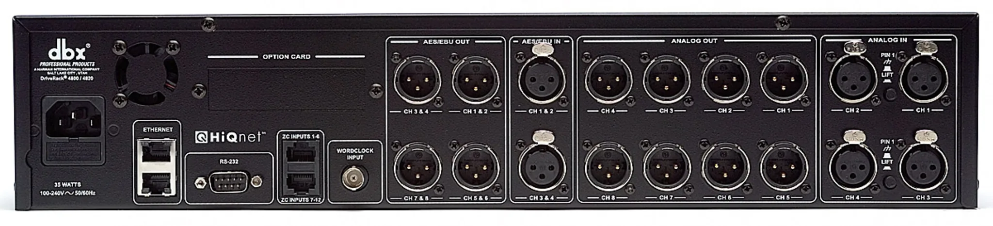 DBX DriveRack 4800 Loudspeaker Management digital signal processor รูป 2