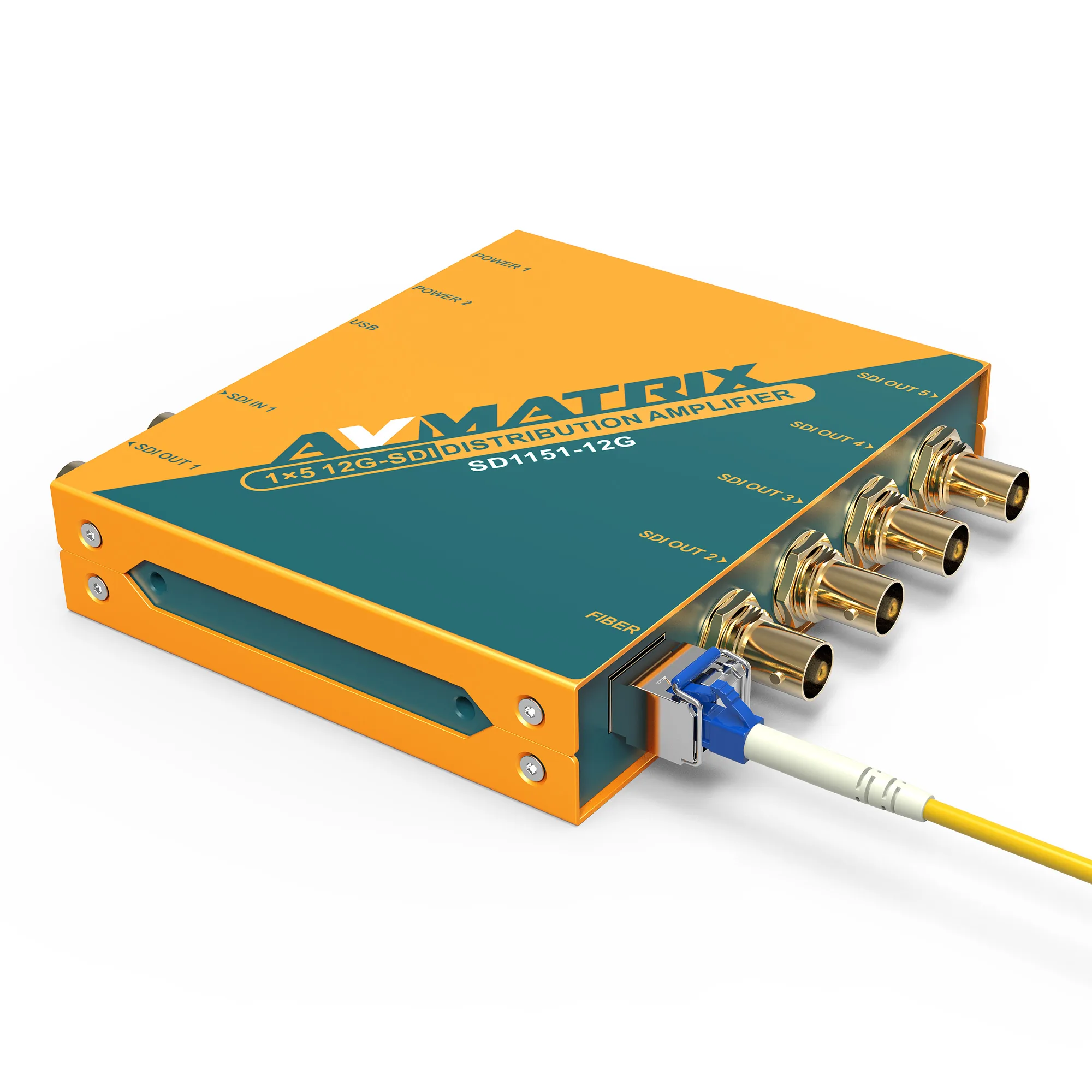 AVMATRIX SD1151-12G, 12G-SDI 1x5 Reclocking Distribution Amplifier, sdi reclocking, sdi distribution, sdi amplifier, รูป 4