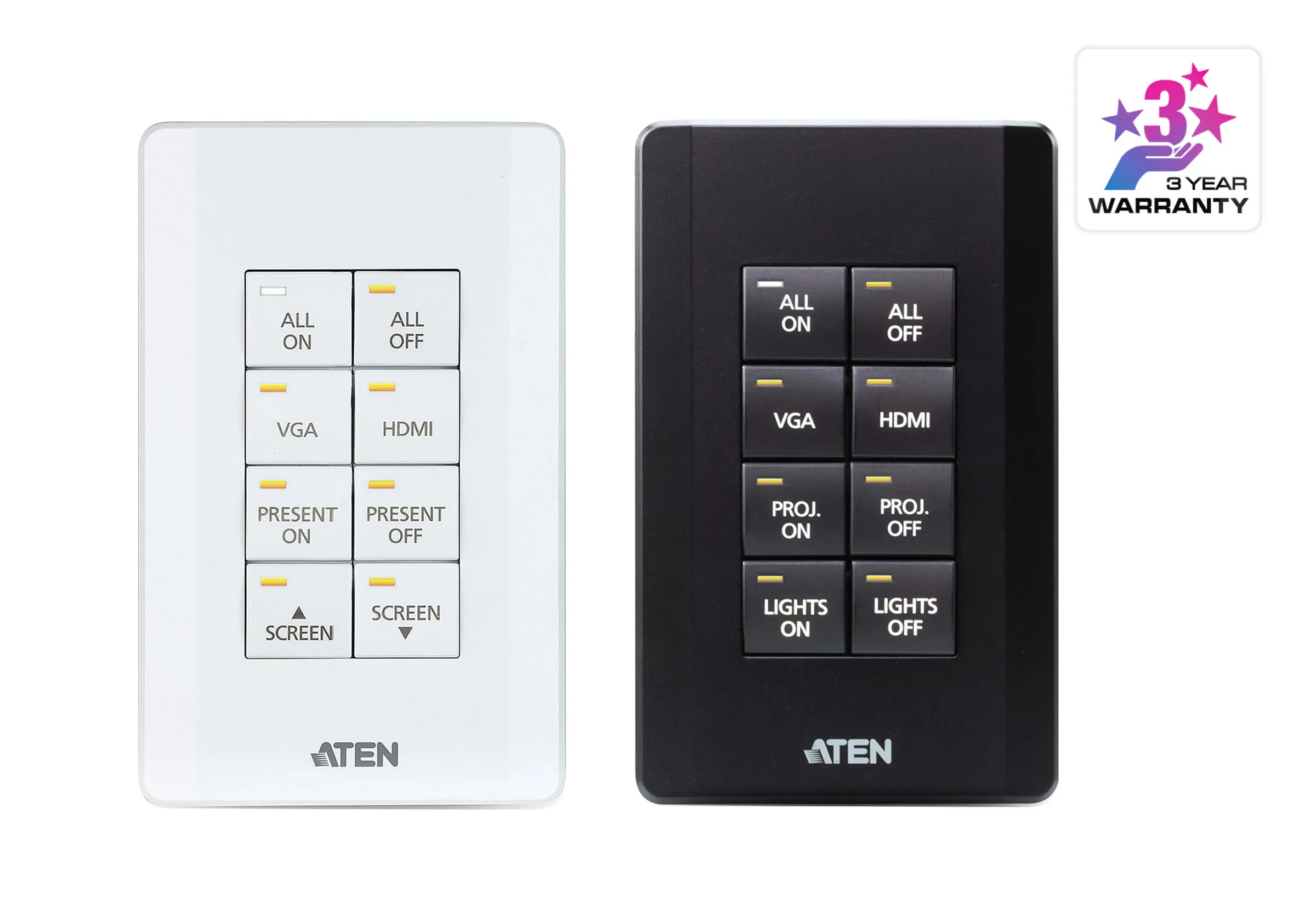 ATEN VK108US Control System - 8-button Keypad (US, 1 Gang)