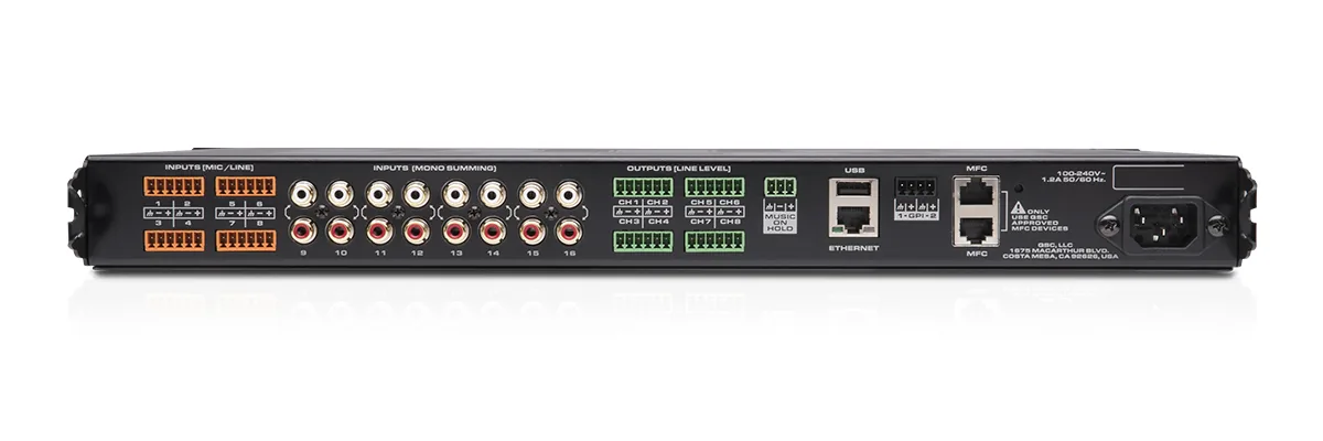 QSC MP-M80 Music and Paging Mixer มิกเซอร์ รูป 4
