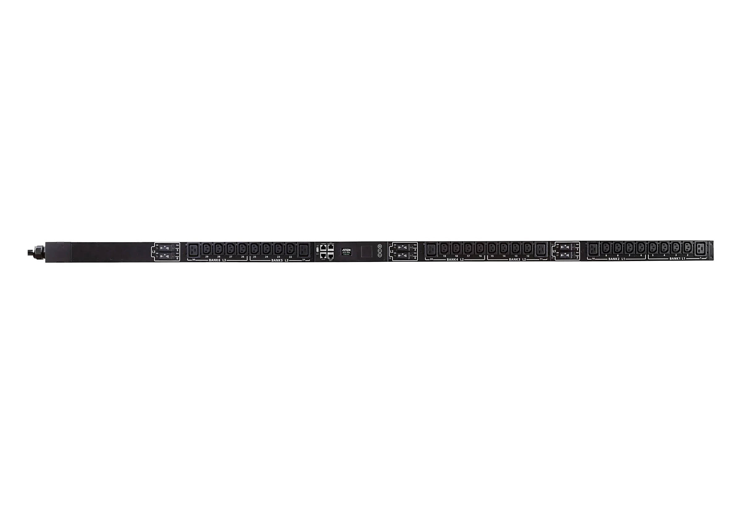 ATEN PG96330G 32A 30-Outlet 3-Phase Switched eco PDU Power Distribution Unit ระบบ ปิด-เปิด ไฟฟ้าอัจฉริยะ รูป 3