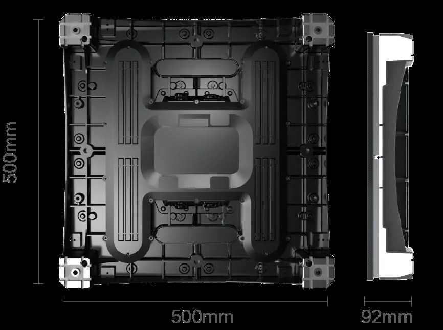 UNILUMIN Umake TD2.97 LED Floor Display จอ LED ปูพื้น Indoor P2.97 ตู้อะลูมิเนียม Die-casting รูป 2