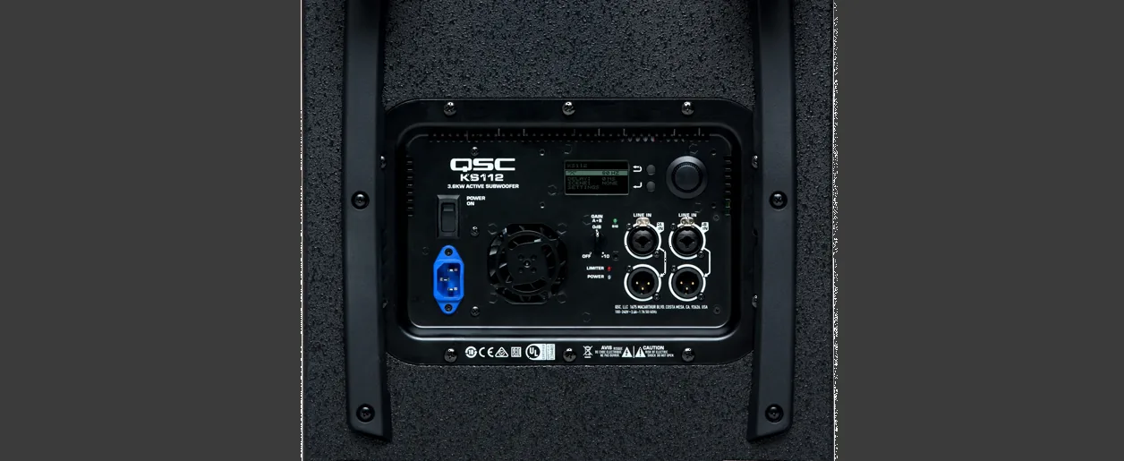 QSC KS112 highly portable, single 12-inch bandpass design subwoofer ลำโพง รูป 3