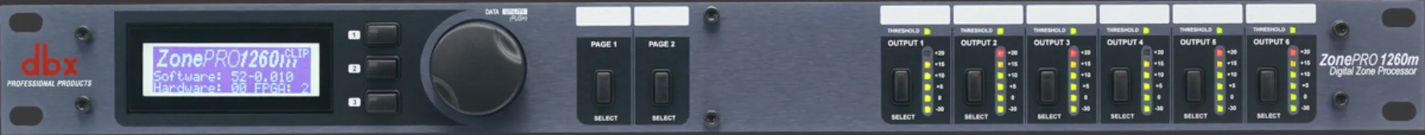 DBX 1260m 12x6 Digital Zone Processor digital signal processor