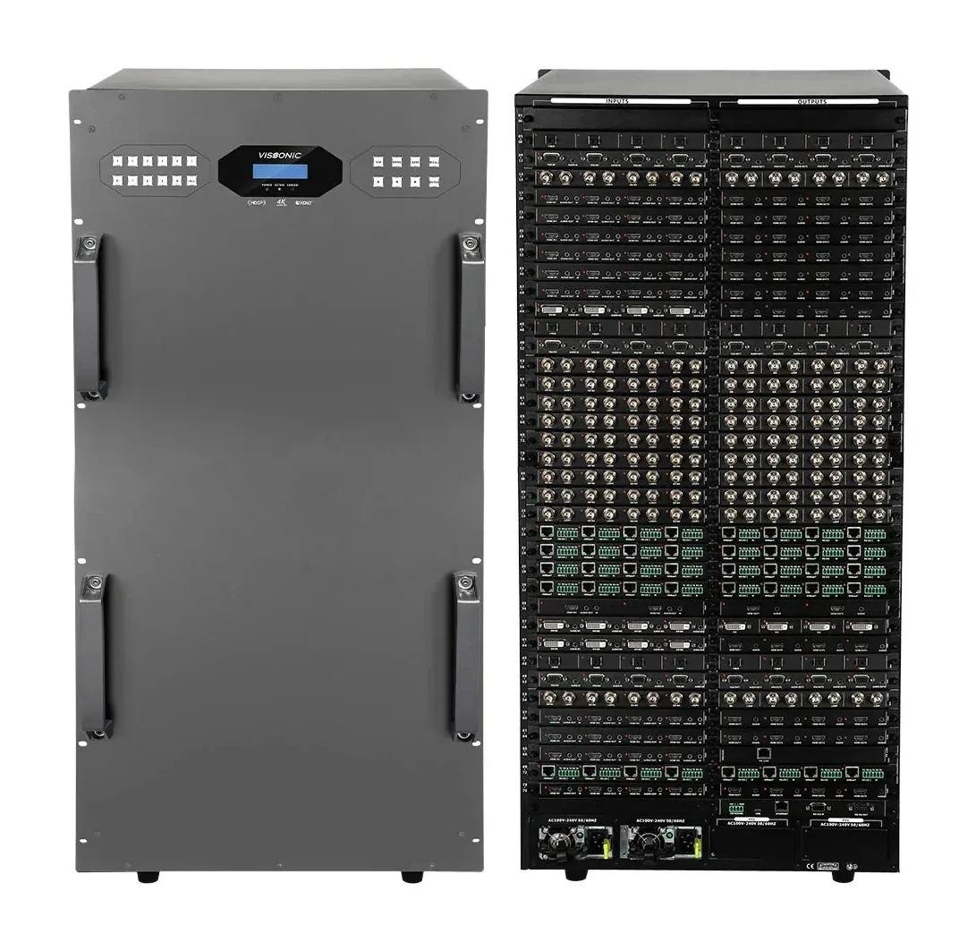 VISSONIC VW-VM144144 Modular seamless switching video wall processor 144x144, 70W.