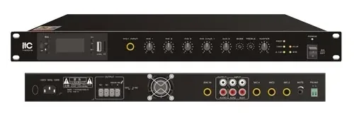 ITC T-500DTB 500W Digital Mixer Amplifier USB BT TF Card