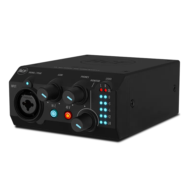 RCF TRK PRO1 1x2ch USB Audio Interface ออดิโออินเทอร์เฟส