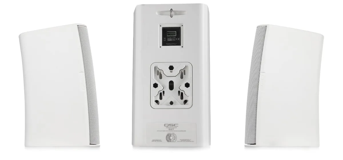 QSC S8TQSC AD-S8T-BK/WH ตู้ลำโพงติดผนัง 2 ทาง 8 นิ้ว 60 วัตต์ ลำโพง รูป 4