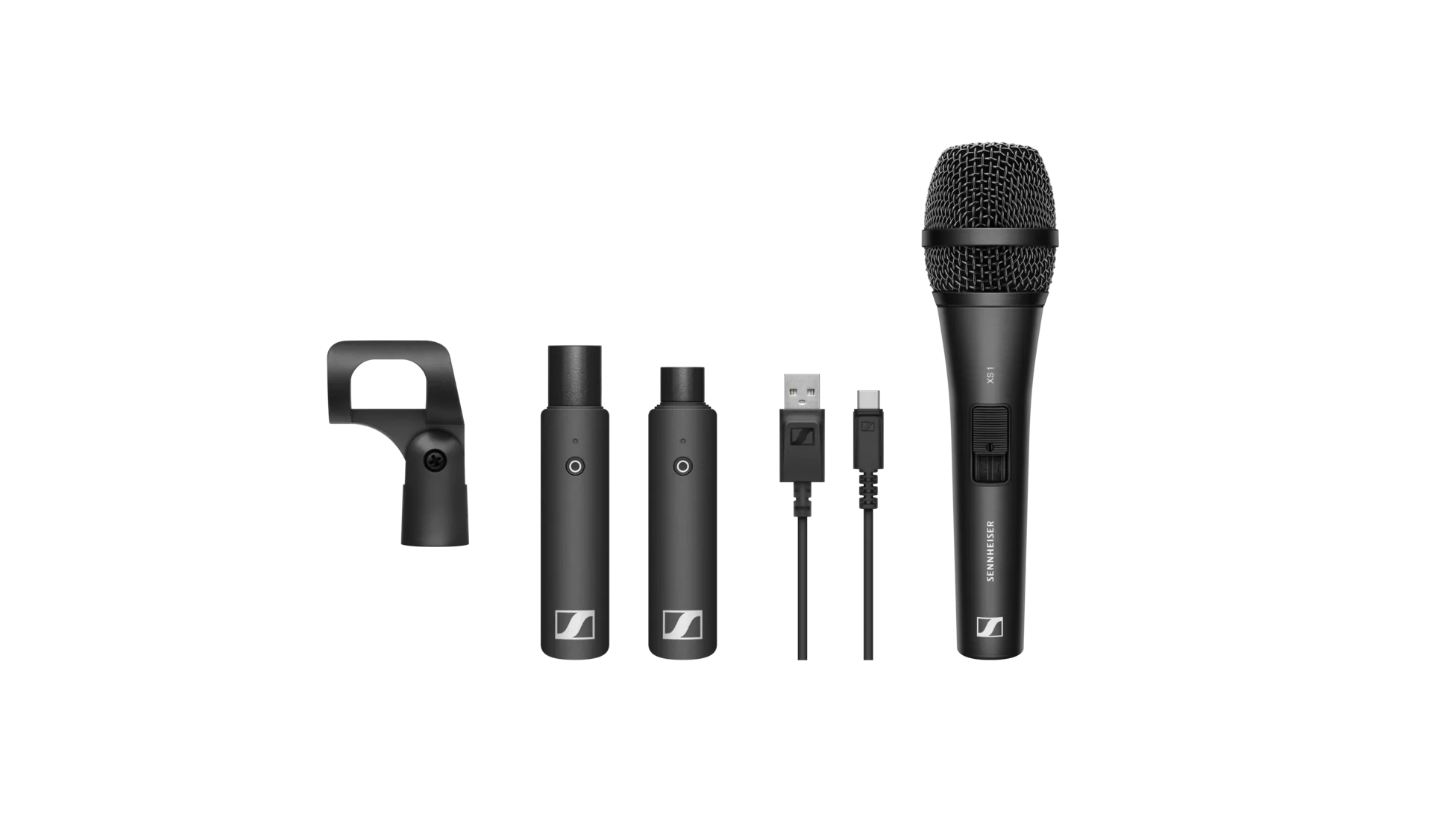 SENNHEISER XSW-D VOCAL SET, Digital Wireless Microphone System with Plug-On Transmitter and Handheld Mic (2.4 GHz)