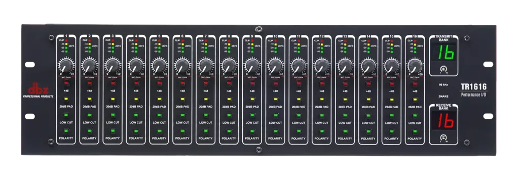 DBX TR1616 16 Channels of Analog I/O digital signal processor