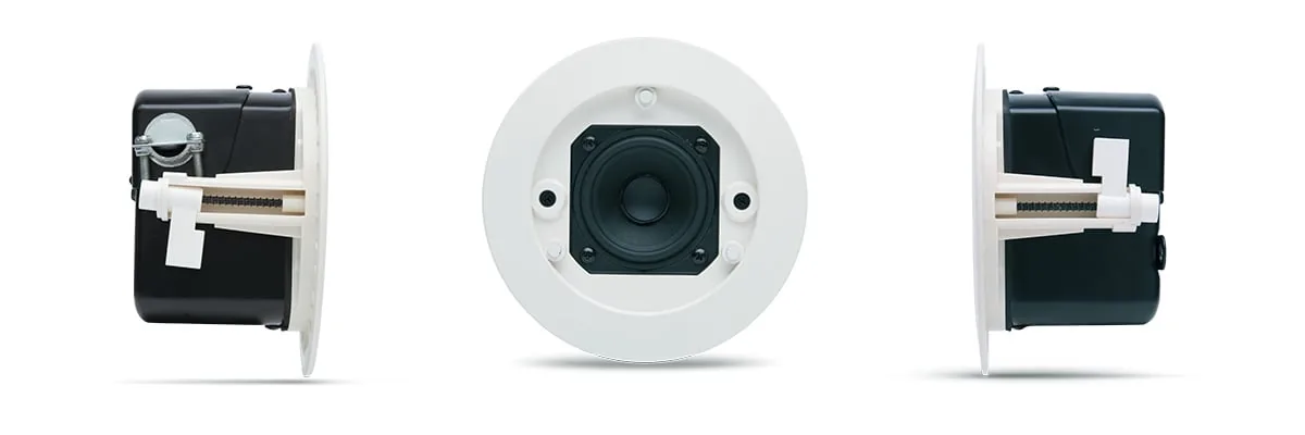 QSC AD-C.SAT 2.75-inch Small Format Ceiling Satellite Loudspeaker รูป 2