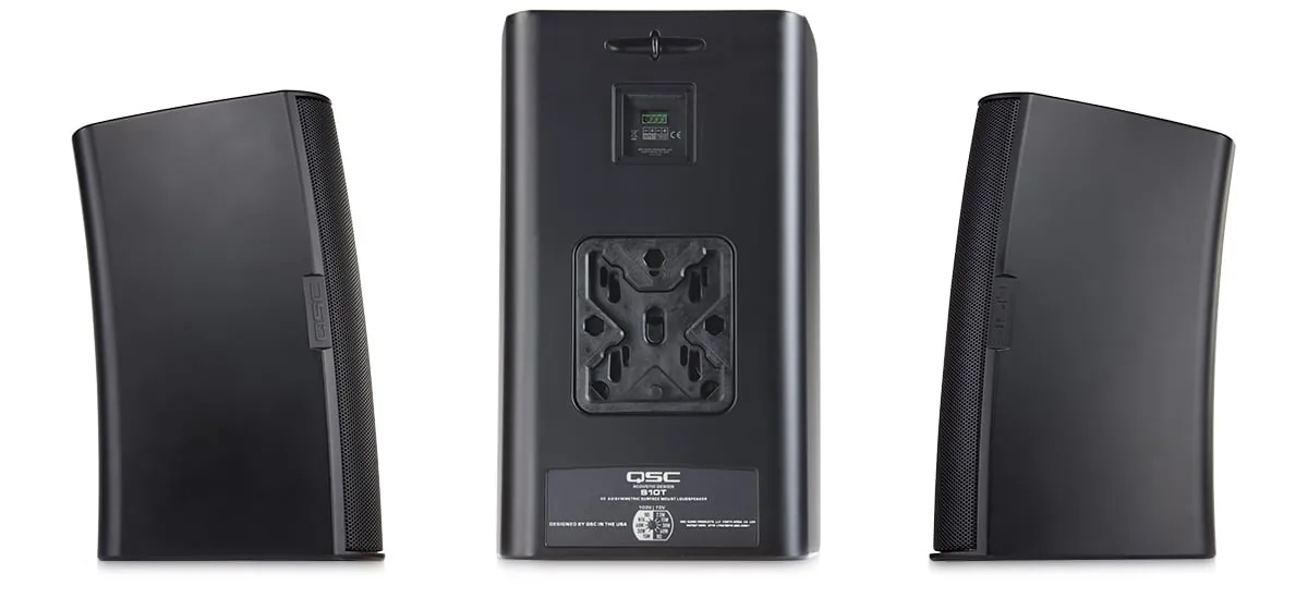 QSC AD-S10T-BK/WH ตู้ลำโพงติดผนัง 2 ทาง 10 นิ้ว 250 วัตต์ ลำโพง รูป 2