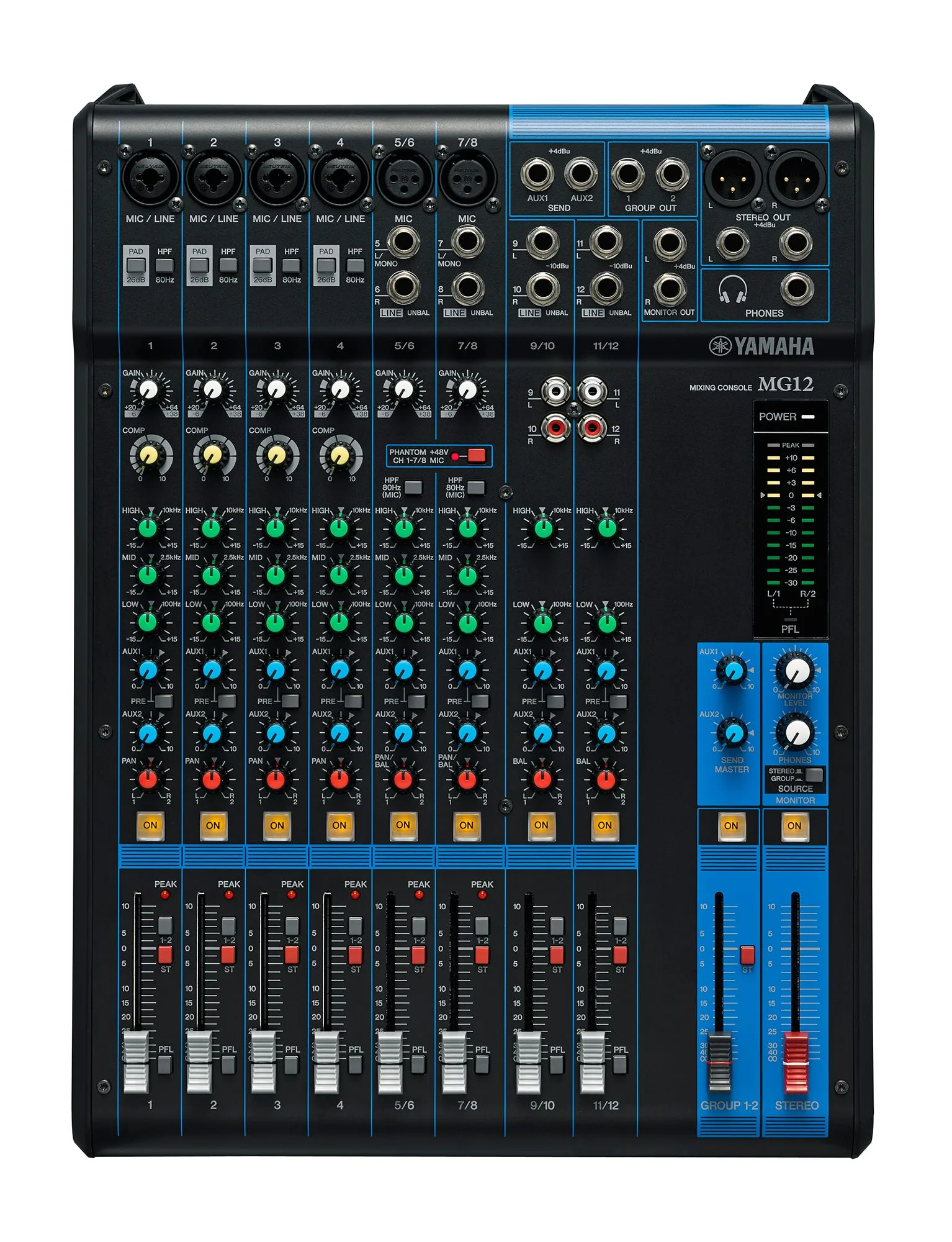 YAMAHA MG12 มิกเซอร์ 12-Channel Mixer มิกเซอร์ รูป 2