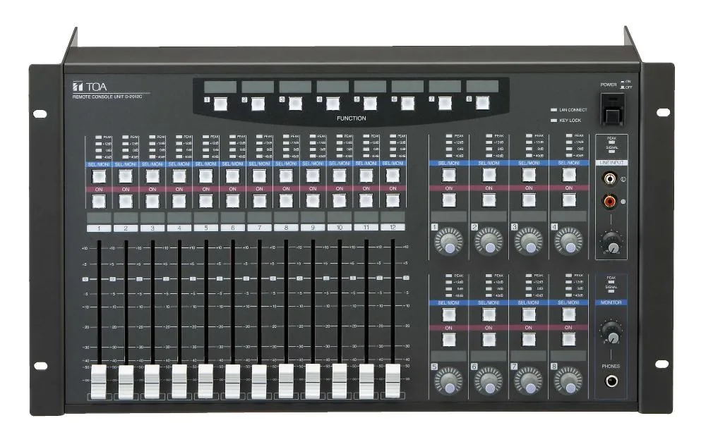 TOA D-2012C CE รีโมทควบคุมคอนโซนเสียง Mixer มิกเซอร์ รูป 3