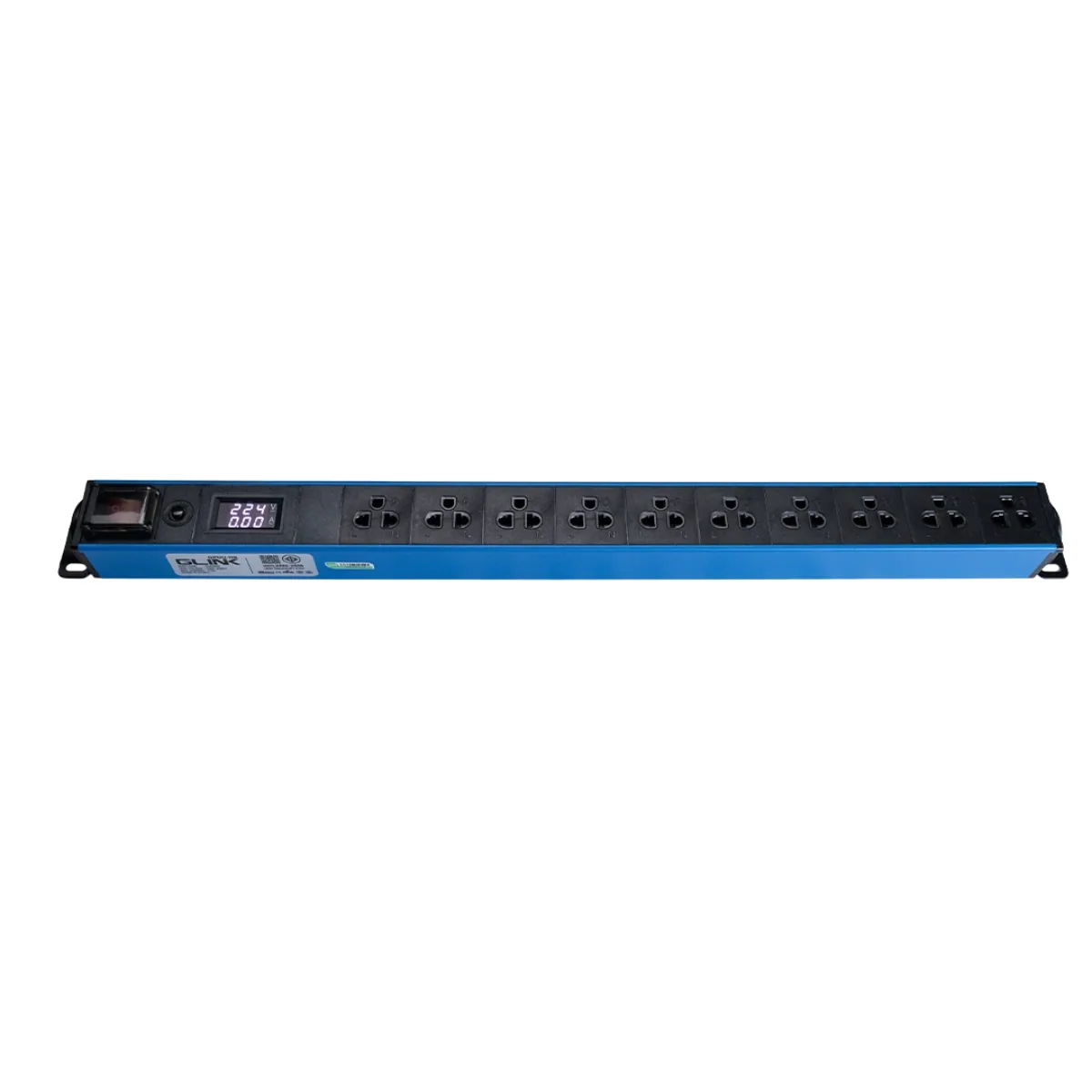 Glink GPDU-12 รางปลั๊กไฟ PDU 10 ช่อง 19 นิ้ว จอดิจิตอล พร้อมกันไฟกระชาก รูป 3