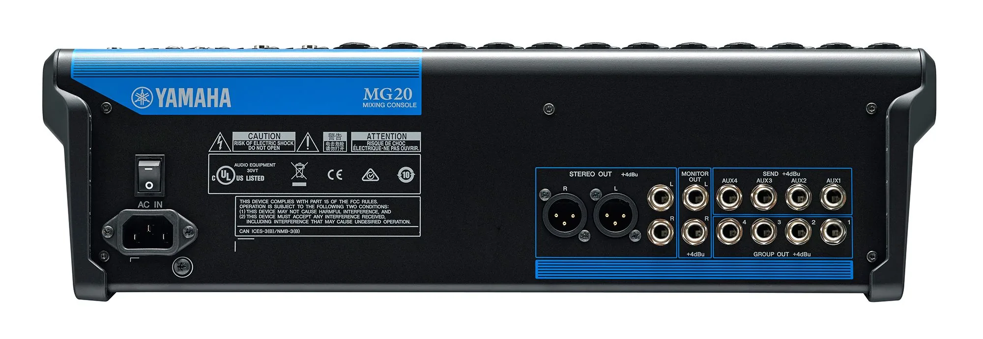 YAMAHA MG20 มิกเซอร์ 20-Channel Mixer มิกเซอร์ รูป 3