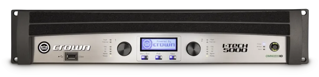 CROWN I-T5000HD Stereo Power Amplifier 1250W