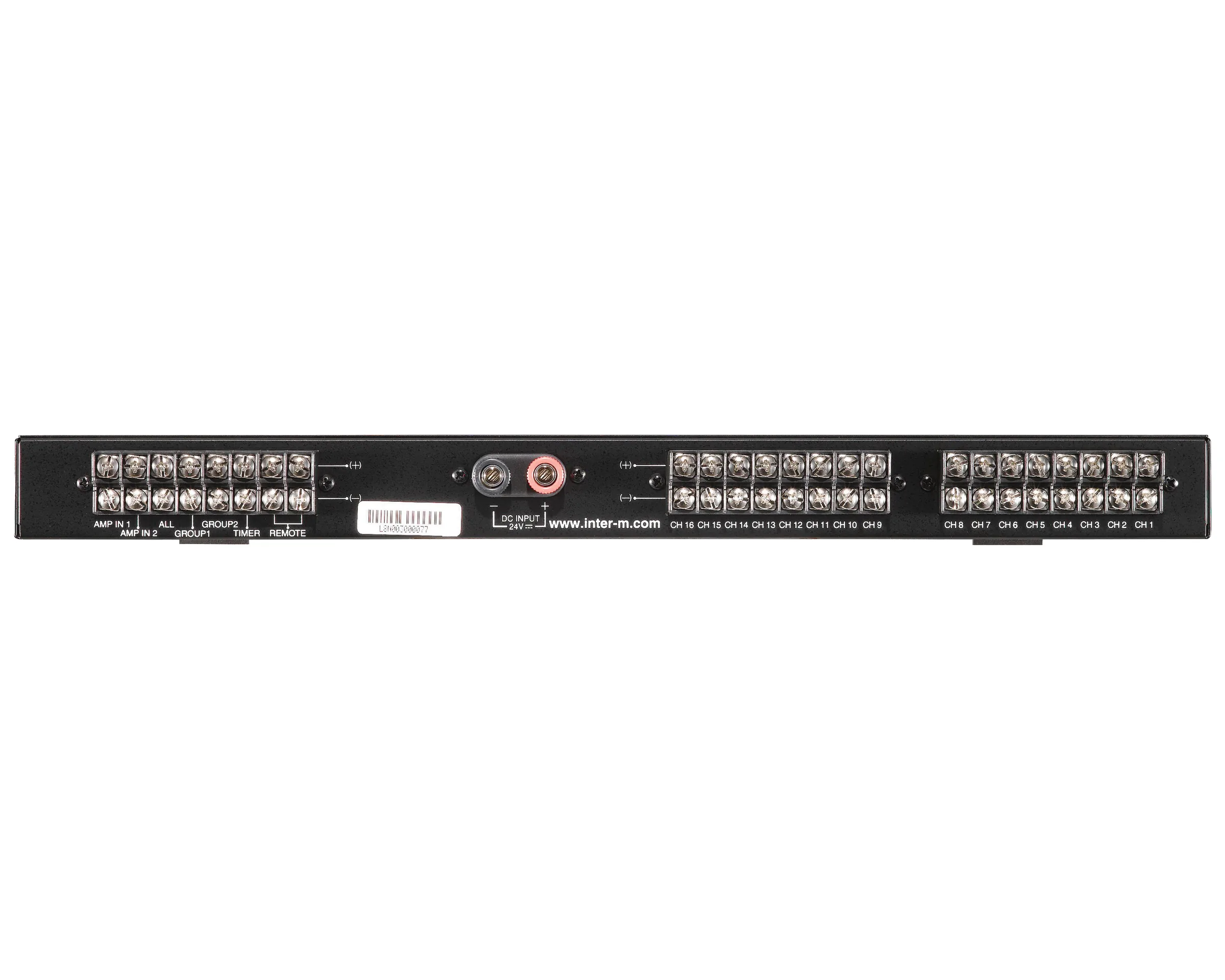 Inter-M PS-6116 16 ZONE SPEAKER SELECTOR digital signal processor รูป 2