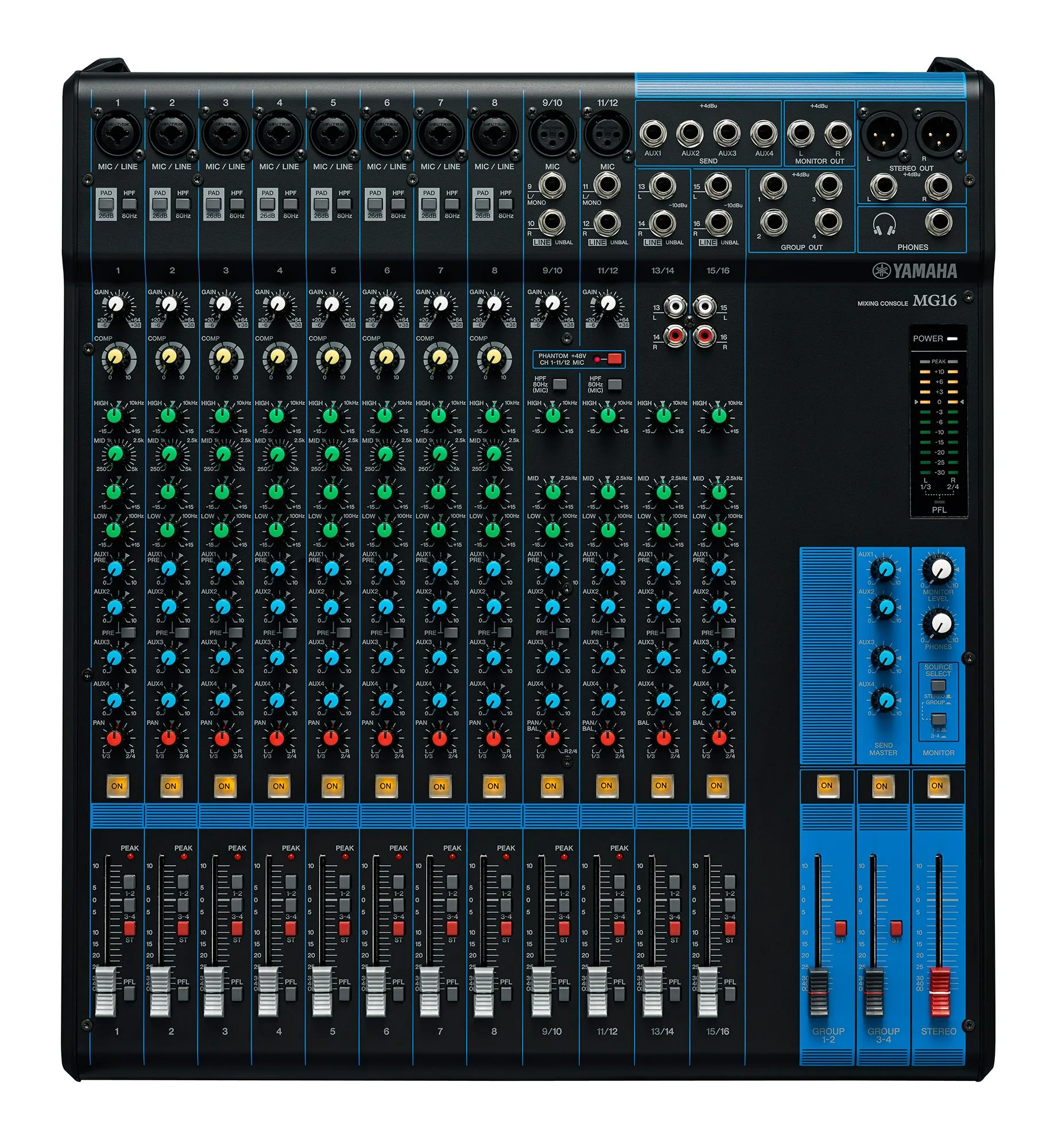 YAMAHA MG16 มิกเซอร์ 16-Channel Mixier มิกเซอร์ รูป 2