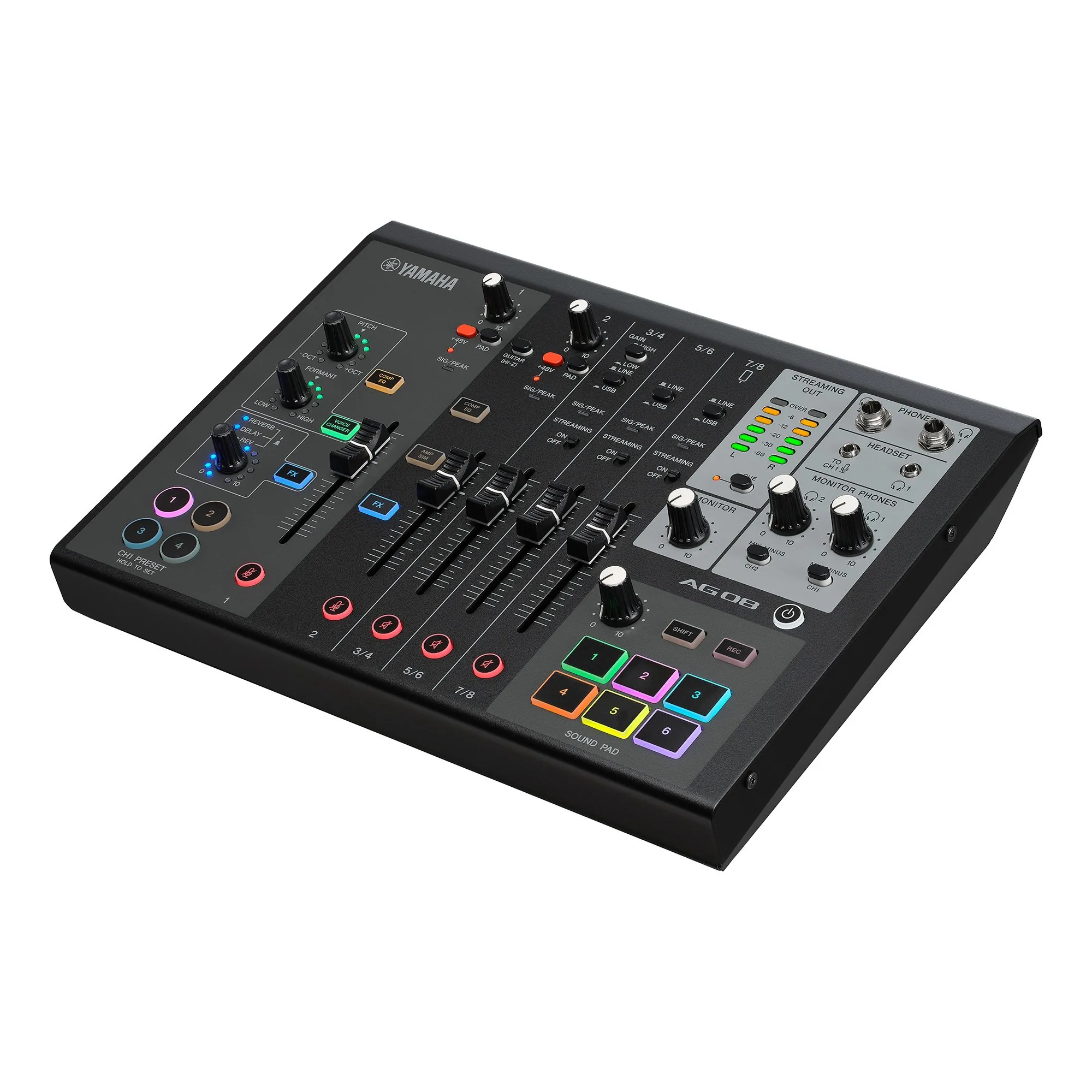 YAMAHA AG08 Live Streaming Mixer มิกเซอร์ รูป 2